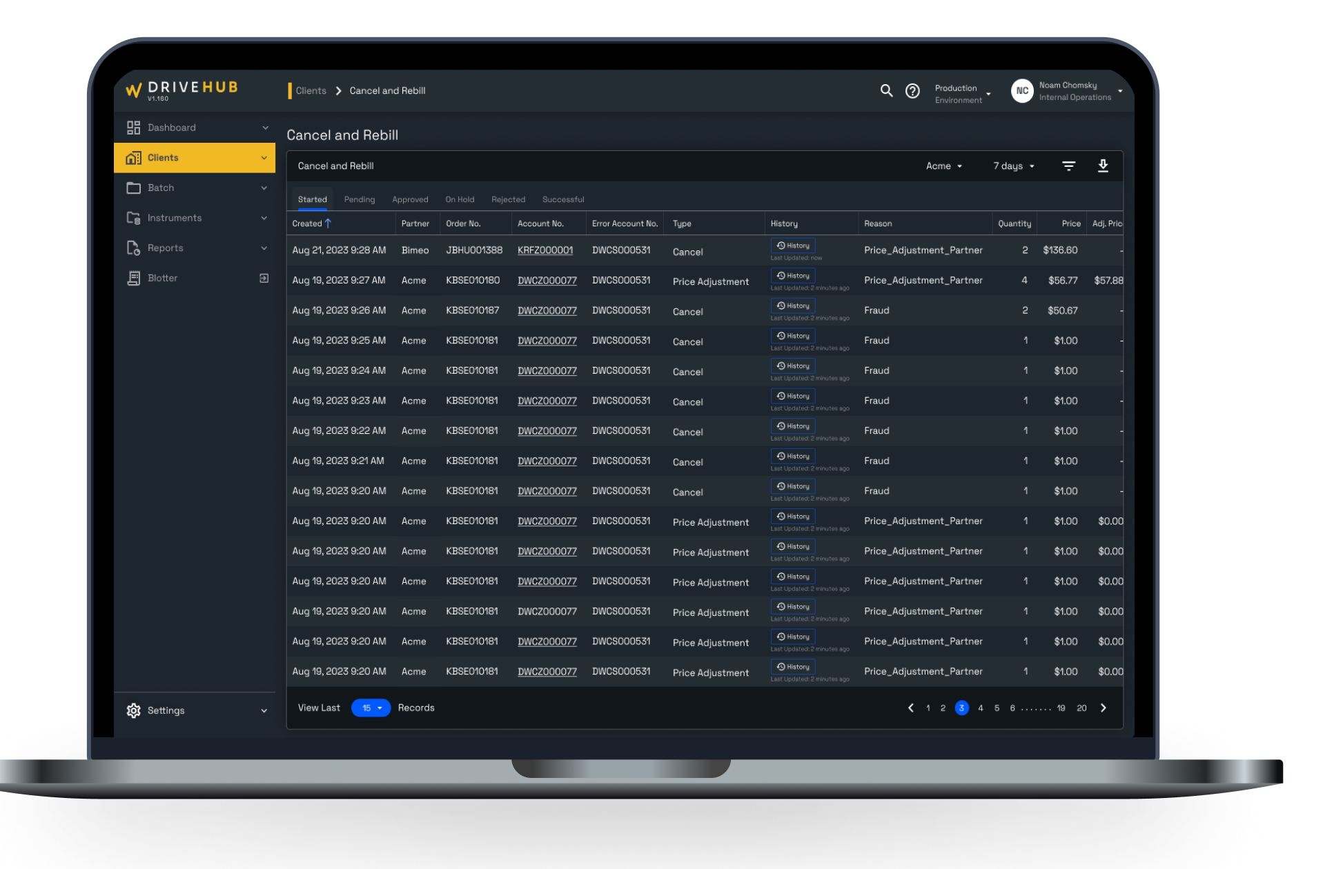 Modernizing Brokerage Operations: Cancel & Rebill over API – DriveWealth